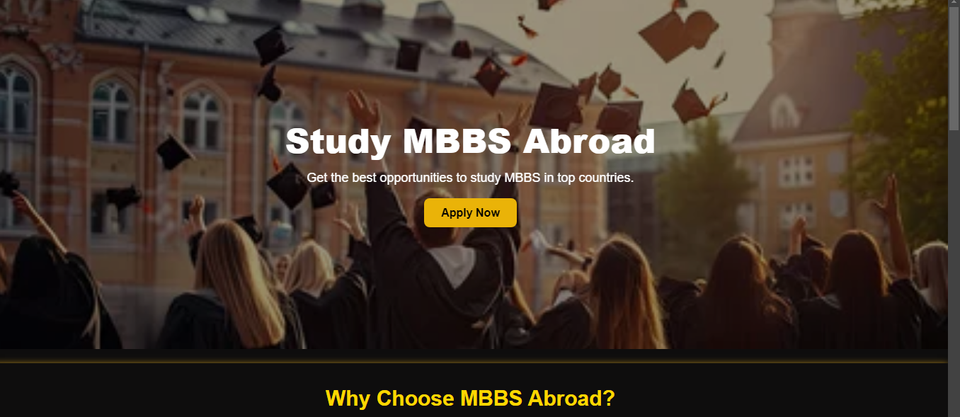 Landing Page for Study MBBS Abroad